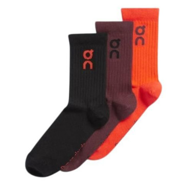 ON Running Logo Sock 3 Pack